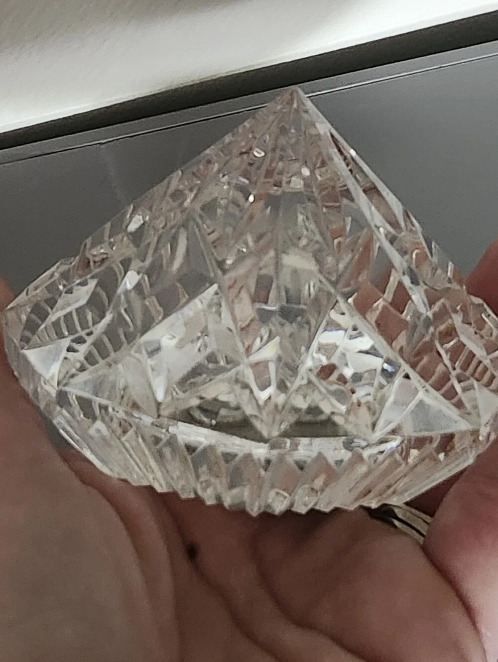 Waterford Lismore Diamond Crystal Clock